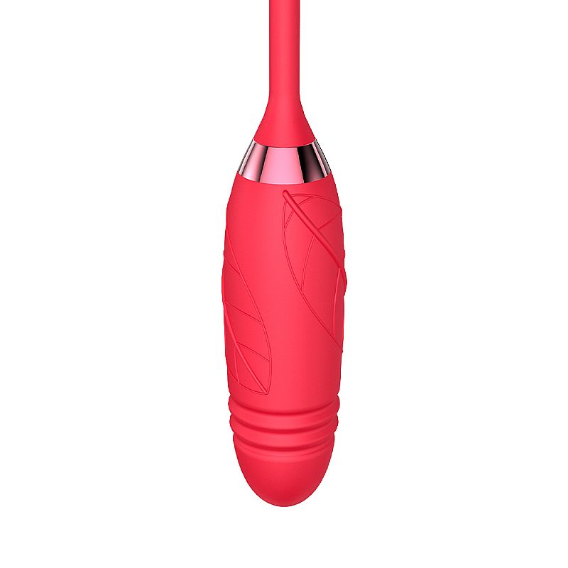 Ponto G e Vibrador Clitoral, Modos de Vibração Frente e Traseira - Forma Rosa - SI