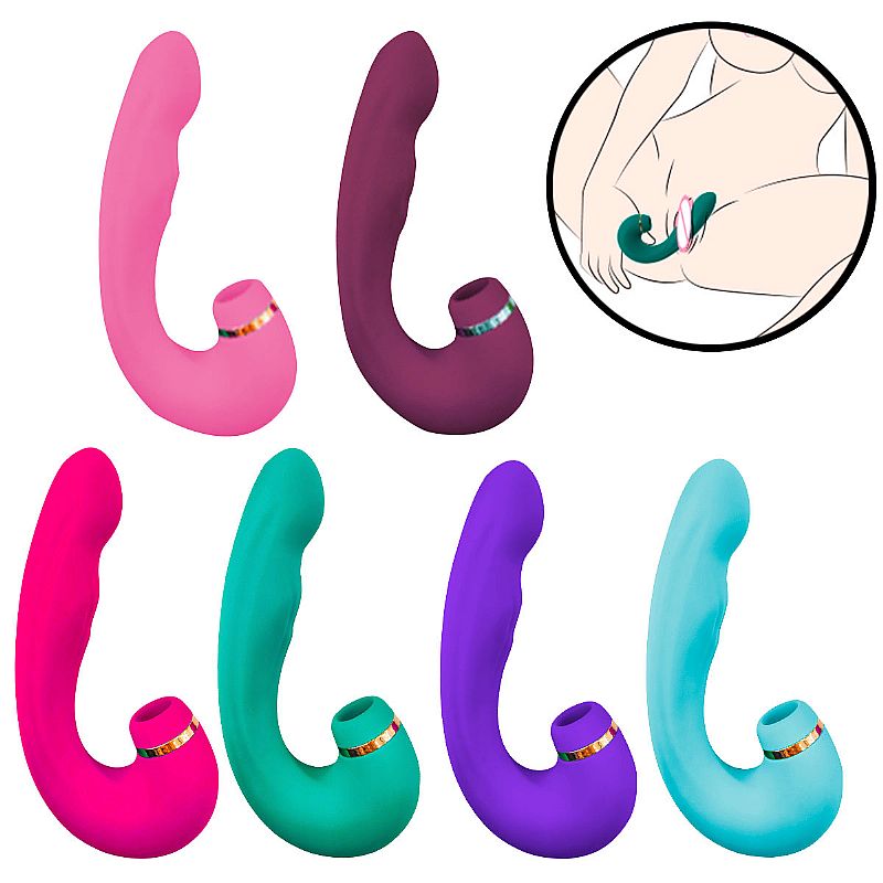 Vibrador de Ponto G e Clitóris com Toque e Pulso de Ar — Air Pulse 2