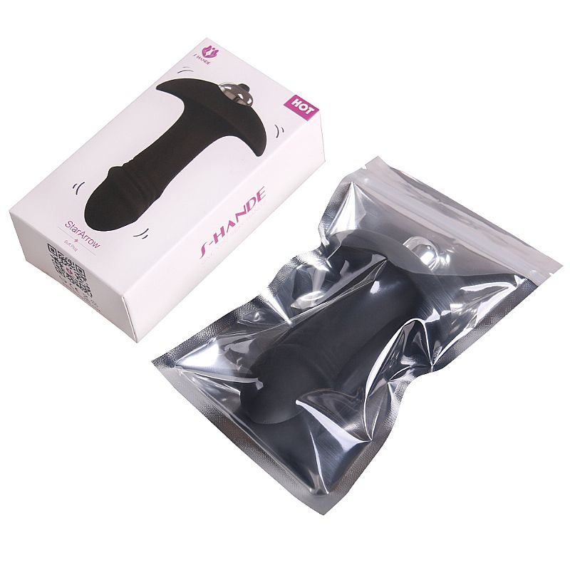Plugue Anal StarArrow com Vibrador - Silicone Super Macio - 10cm - S-Hande