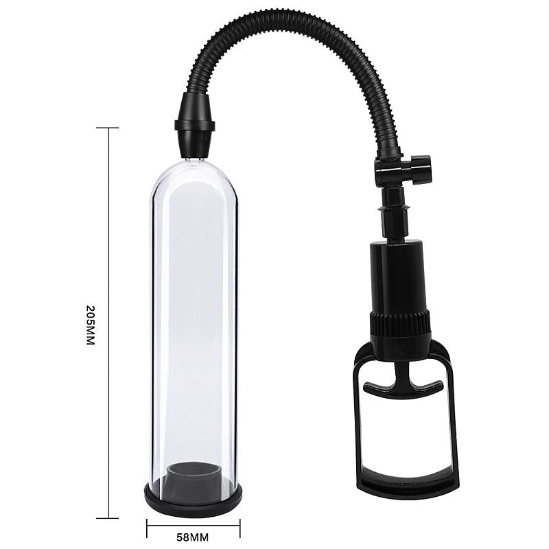 Bomba manual para pénis, com 3 anéis - SI