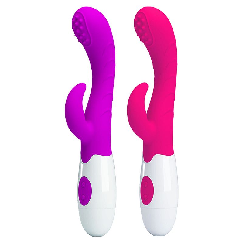Ponto G e Vibrador Clitoral - Arthur - Material Médico de Silicone, com Função de Vibração - Pretty Love