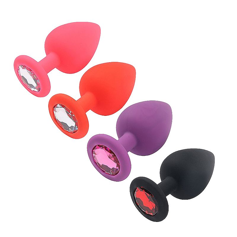 Plugue Anal de Silicone - Tamanho S - SI